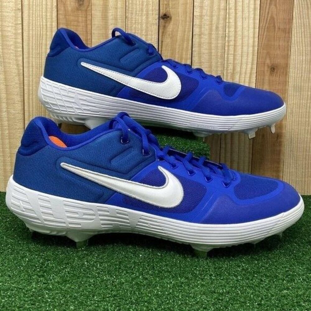 NEW Nike AJ6873-401 Alpha Huarache Elite 2 Low Metal Basketball Men's SZ 14